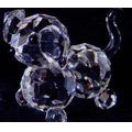 Optic Crystal Dog Figurine w/ Long Tail